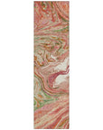 LOOMLAN Rugs Malika Coral Washable Indoor-Outdoor Rug