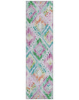 LOOMLAN Rugs Marave Purple Washable Indoor-Outdoor Rug