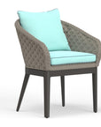 Marbella Sunbrella Outdoor Dining Chair 2PC - LOOMLAN - Sunset West - Outdoor Dining Chairs