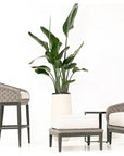 Marbella Weather - Resistant Outdoor Bar Stool - LOOMLAN - Sunset West - Outdoor Bar Stools