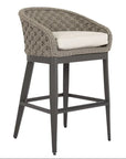 Marbella Weather - Resistant Outdoor Bar Stool - LOOMLAN - Sunset West - Outdoor Bar Stools