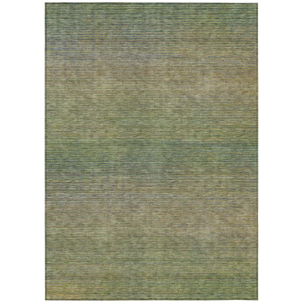 LOOMLAN Rugs Maria Green Washable Indoor-Outdoor Rug
