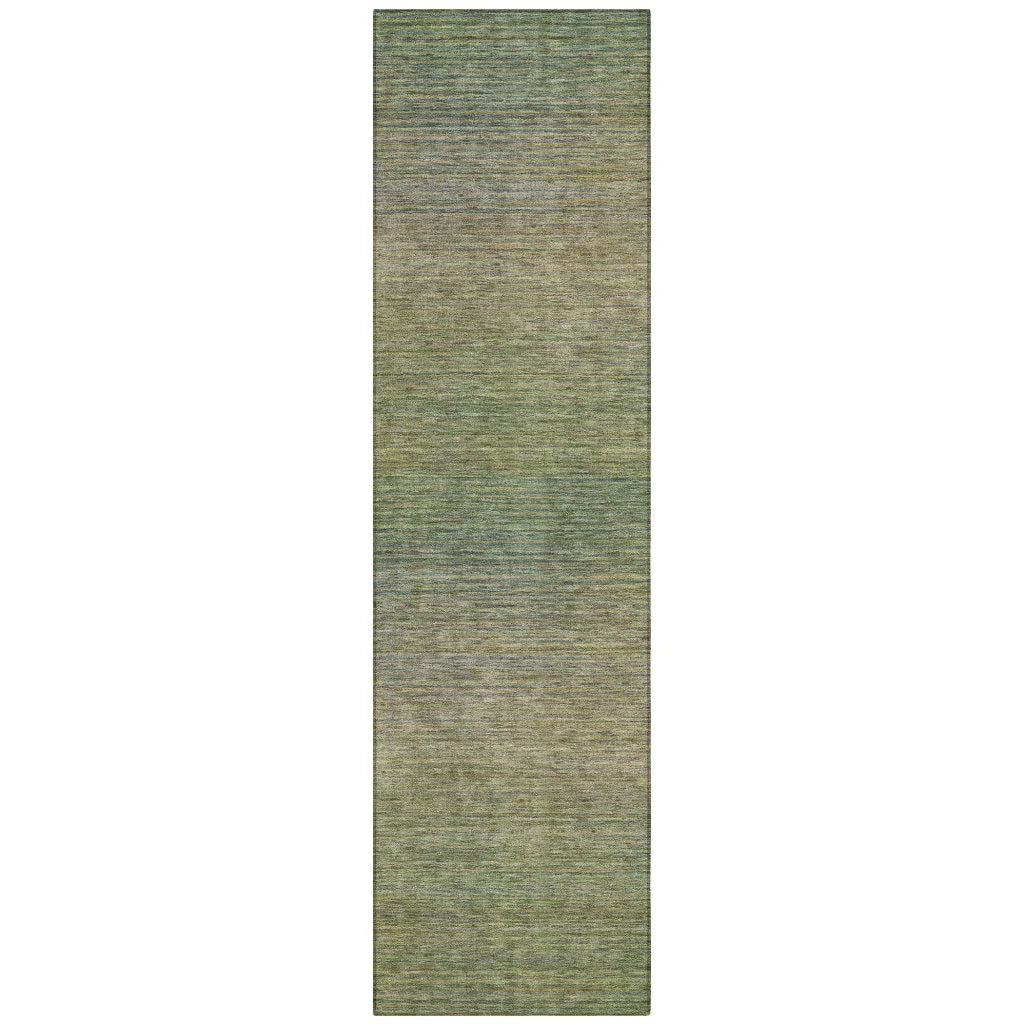 LOOMLAN Rugs Maria Green Washable Indoor-Outdoor Rug
