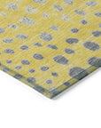 LOOMLAN Rugs Marilla Gold Washable Indoor-Outdoor Rug