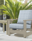 Telescope Leeward Deep Seat Swivel Hidden Motion Outdoor Arm Chair