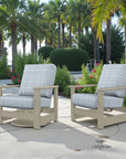 Telescope Leeward Deep Seat Stationary Outdoor Arm Chair
