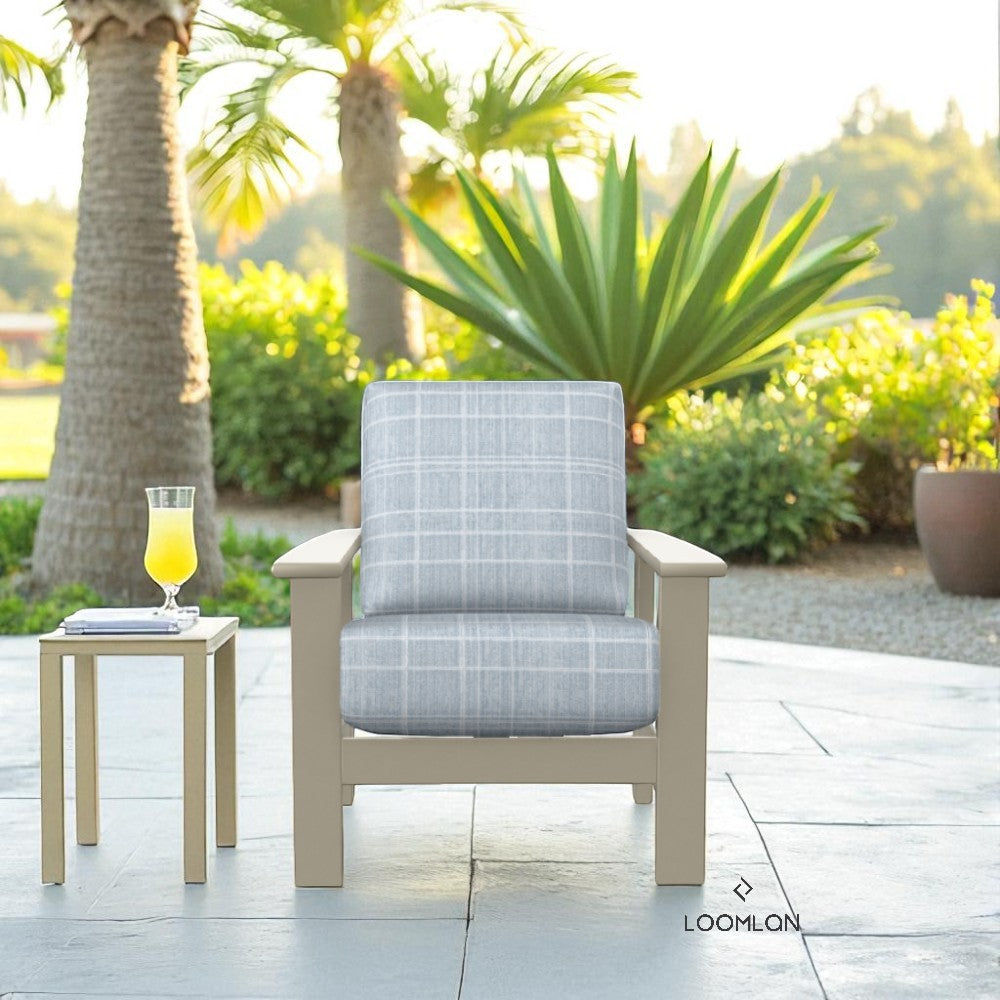 Telescope Leeward Deep Seat Stationary Outdoor Arm Chair