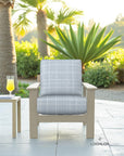 Telescope Leeward Deep Seat Stationary Outdoor Arm Chair