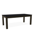 Marine Grade Polymer Rectangular Coffee Table - LOOMLAN - Telescope - Outdoor Coffee Tables