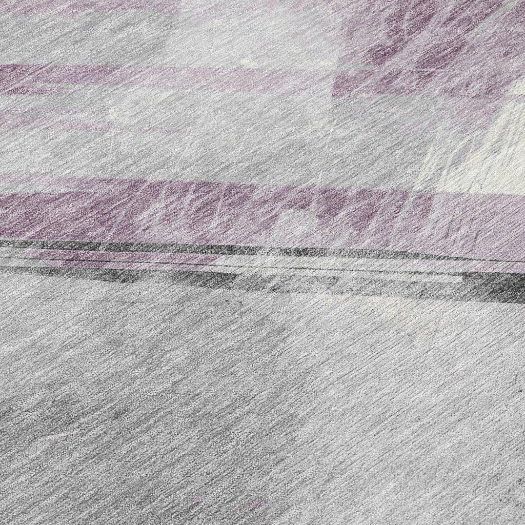 LOOMLAN Rugs Marisse Purple Washable Indoor-Outdoor Rug