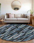 LOOMLAN Rugs Marrah Blue Washable Indoor-Outdoor Rug