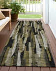 LOOMLAN Rugs Marrah Brown Washable Indoor-Outdoor Rug