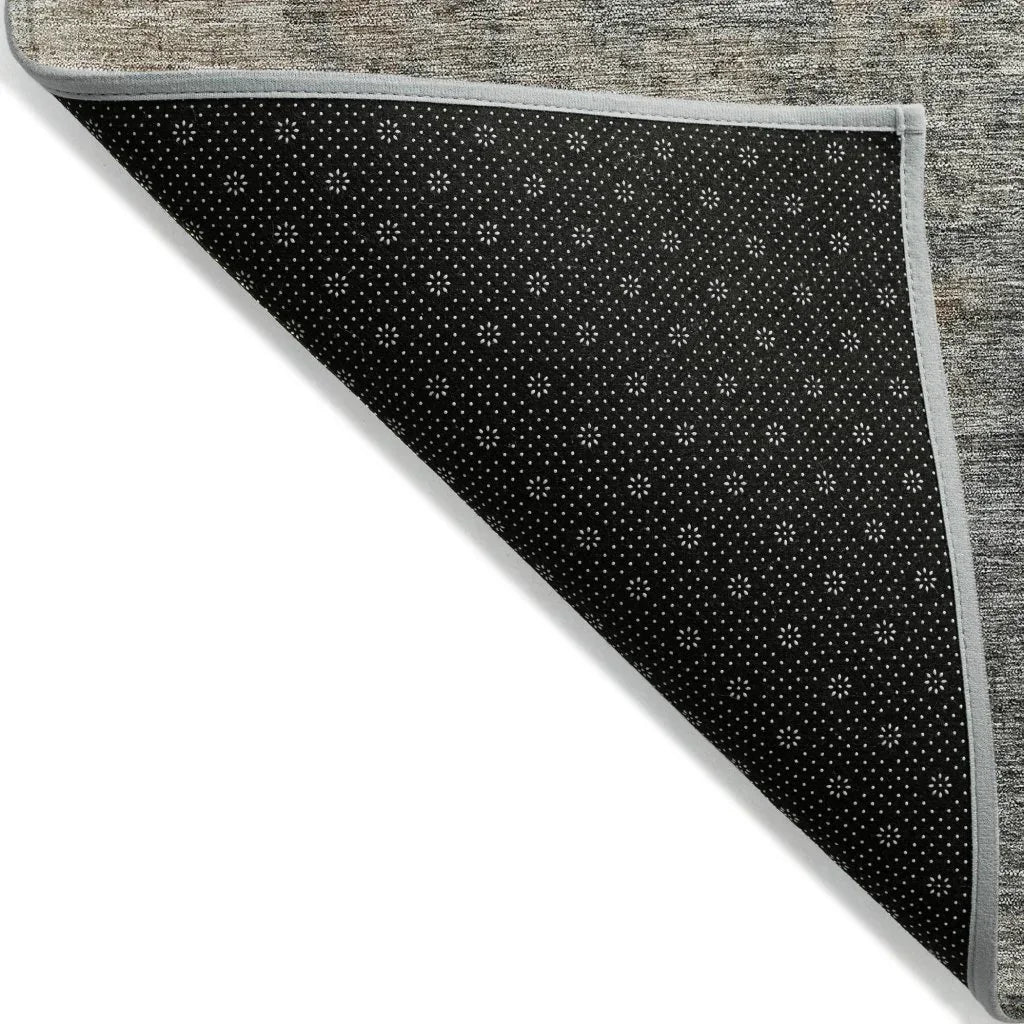 LOOMLAN Rugs Mehriza Brown Washable Indoor-Outdoor Rug