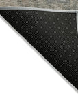 LOOMLAN Rugs Mehriza Brown Washable Indoor-Outdoor Rug