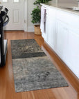 LOOMLAN Rugs Mehriza Brown Washable Indoor-Outdoor Rug