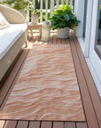 LOOMLAN Rugs Melinae Orange Washable Indoor-Outdoor Rug
