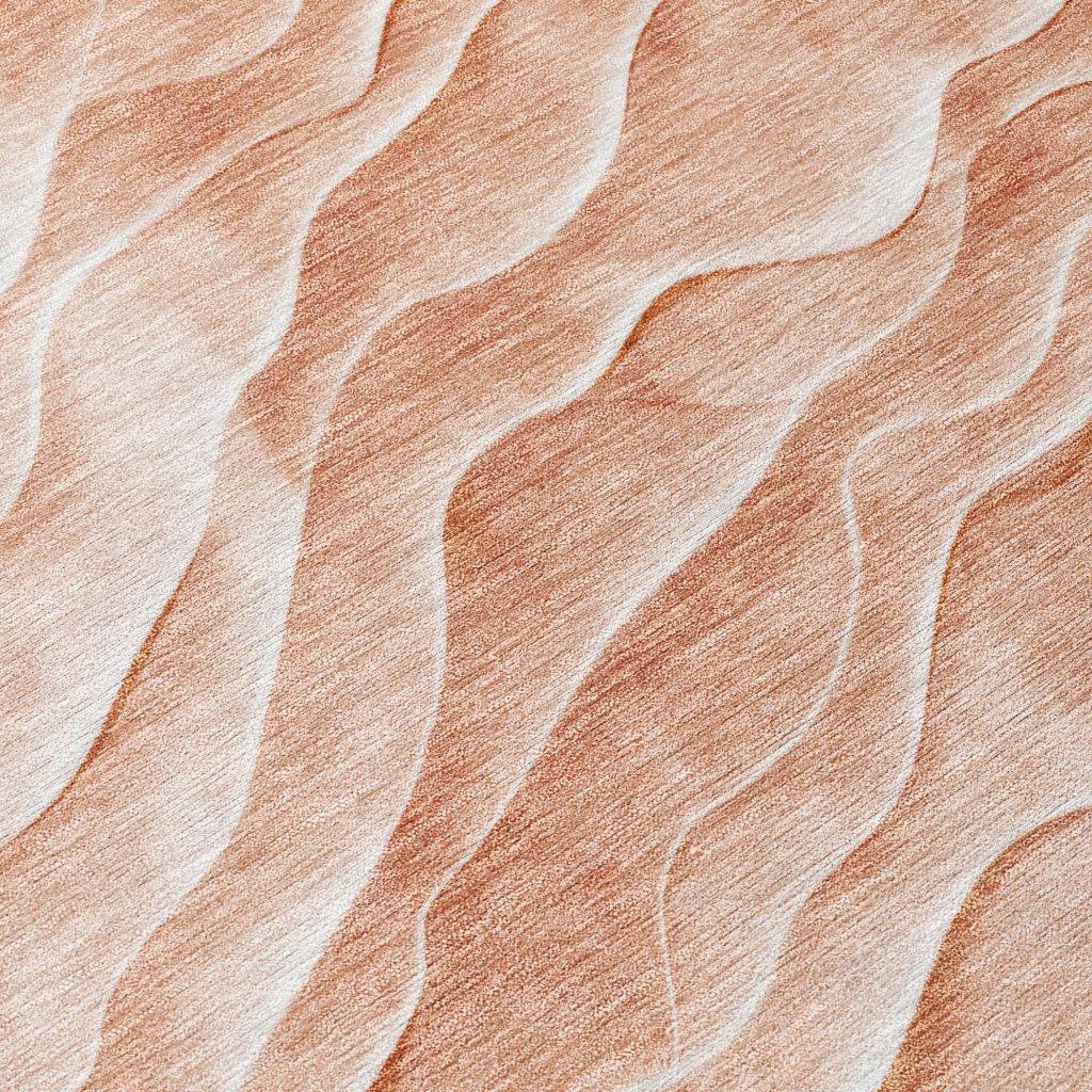 LOOMLAN Rugs Melinae Orange Washable Indoor-Outdoor Rug