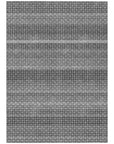 LOOMLAN Rugs Melisyn Gray Washable Indoor-Outdoor Rug