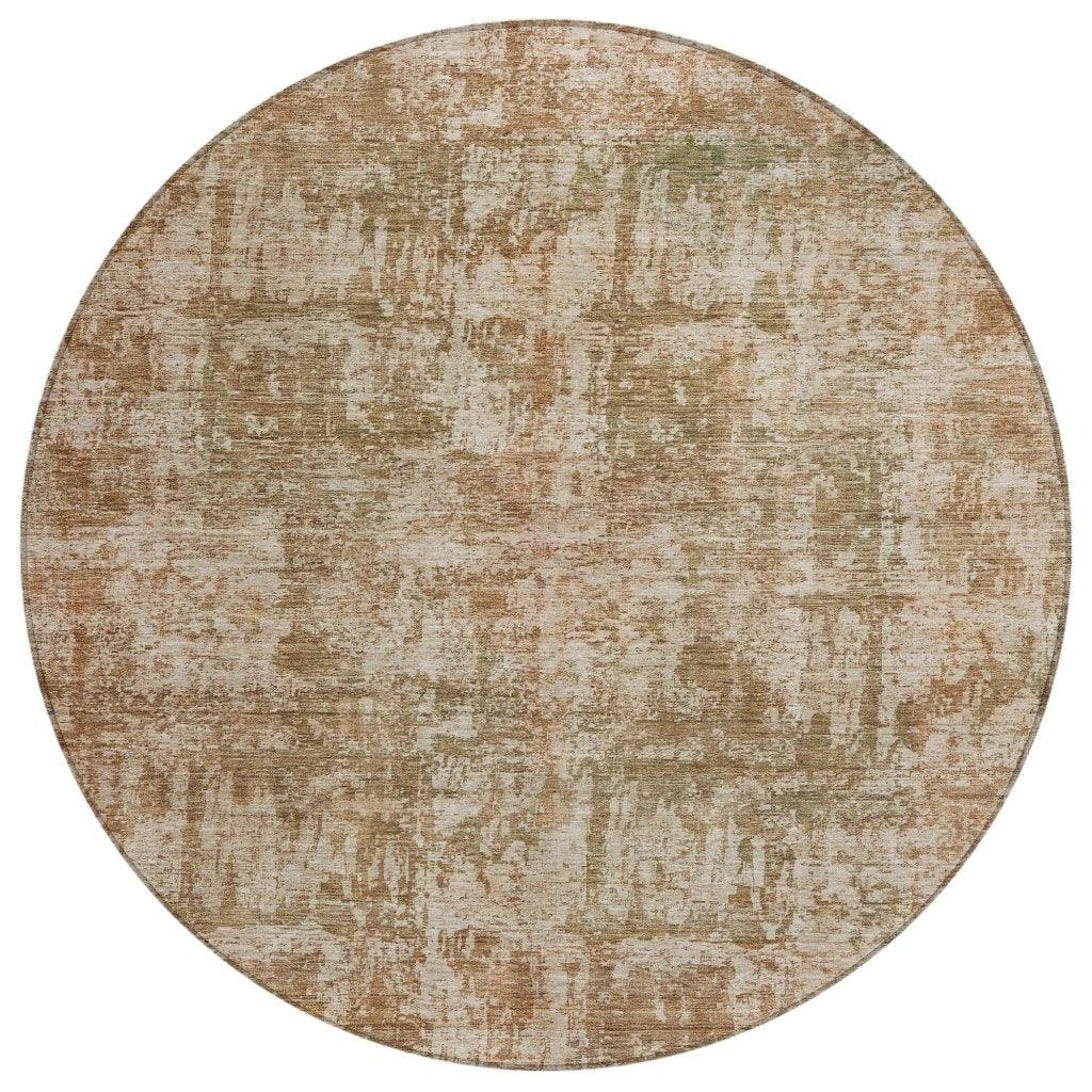 LOOMLAN Rugs Mezzara Beige Washable Indoor-Outdoor Rug