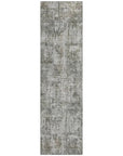 LOOMLAN Rugs Mezzara Gray Washable Indoor-Outdoor Rug