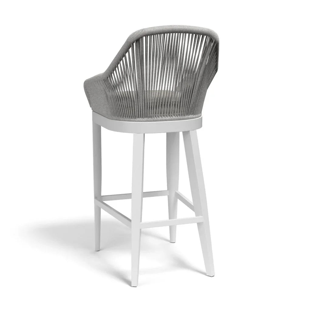 Miami Sunbrella Weatherproof Outdoor Bar Stool - LOOMLAN - Sunset West - Outdoor Bar Stools
