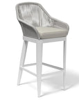 Miami Sunbrella Weatherproof Outdoor Bar Stool - LOOMLAN - Sunset West - Outdoor Bar Stools