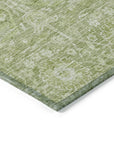 LOOMLAN Rugs Mila Green Washable Indoor-Outdoor Rug