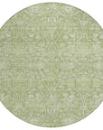 LOOMLAN Rugs Mila Green Washable Indoor-Outdoor Rug
