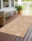 LOOMLAN Rugs Mila Orange Washable Indoor-Outdoor Rug