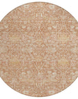 LOOMLAN Rugs Mila Orange Washable Indoor-Outdoor Rug