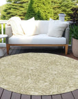 LOOMLAN Rugs Mila Taupe Washable Indoor-Outdoor Rug