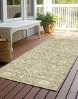 LOOMLAN Rugs Mila Taupe Washable Indoor-Outdoor Rug