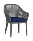 Milano Sunbrella Outdoor Dining Chair 2PC - LOOMLAN - Sunset West - Outdoor Dining Chairs