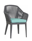 Milano Sunbrella Outdoor Dining Chair 2PC - LOOMLAN - Sunset West - Outdoor Dining Chairs