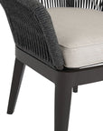 Milano Sunbrella Outdoor Dining Chair 2PC - LOOMLAN - Sunset West - Outdoor Dining Chairs