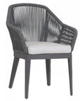 Milano Sunbrella Outdoor Dining Chair 2PC - LOOMLAN - Sunset West - Outdoor Dining Chairs