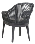 Milano Sunbrella Outdoor Dining Chair 2PC - LOOMLAN - Sunset West - Outdoor Dining Chairs