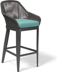 Milano Weatherproof Outdoor Bar Stool - LOOMLAN - Sunset West - Outdoor Bar Stools