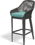 Milano Weatherproof Outdoor Bar Stool - LOOMLAN - Sunset West - Outdoor Bar Stools