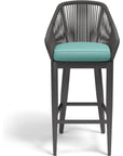 Milano Weatherproof Outdoor Bar Stool - LOOMLAN - Sunset West - Outdoor Bar Stools