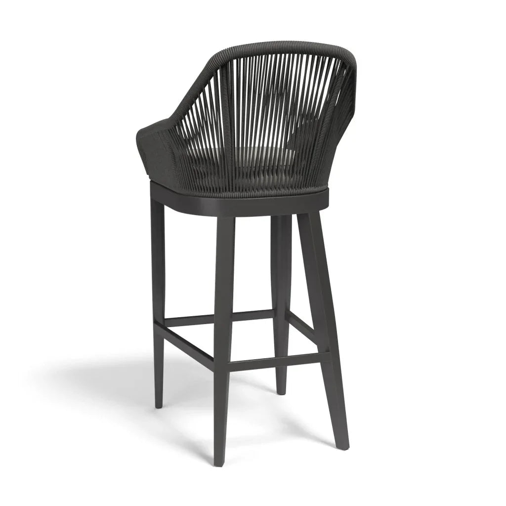 Milano Weatherproof Outdoor Bar Stool - LOOMLAN - Sunset West - Outdoor Bar Stools