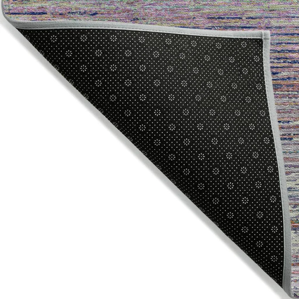 LOOMLAN Rugs Mirae Pink Washable Indoor-Outdoor Rug