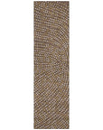 LOOMLAN Rugs Mirelia Brown Washable Indoor-Outdoor Rug