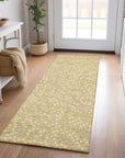 LOOMLAN Rugs Mirelia Gold Washable Indoor-Outdoor Rug