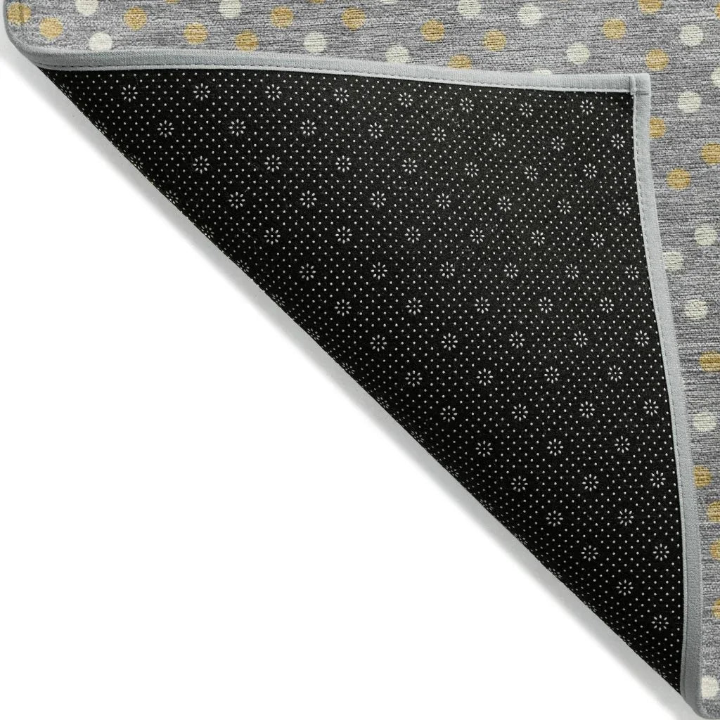 LOOMLAN Rugs Mirelia Gray Washable Indoor-Outdoor Rug