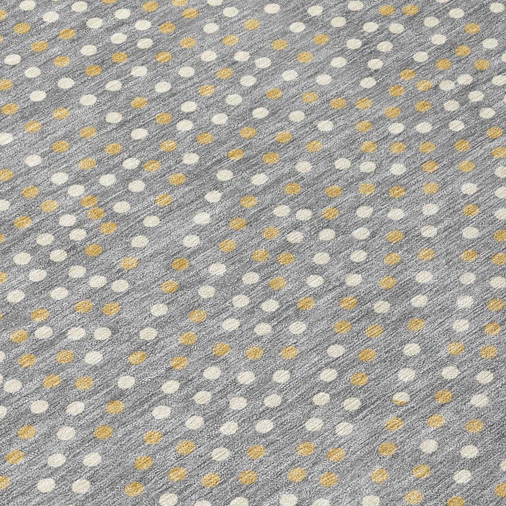 LOOMLAN Rugs Mirelia Gray Washable Indoor-Outdoor Rug