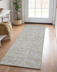 LOOMLAN Rugs Mirelia Gray Washable Indoor-Outdoor Rug