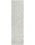 LOOMLAN Rugs Mirelia Ivory Washable Indoor-Outdoor Rug