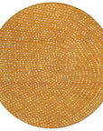 LOOMLAN Rugs Mirelia Orange Washable Indoor-Outdoor Rug