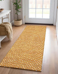 LOOMLAN Rugs Mirelia Orange Washable Indoor-Outdoor Rug